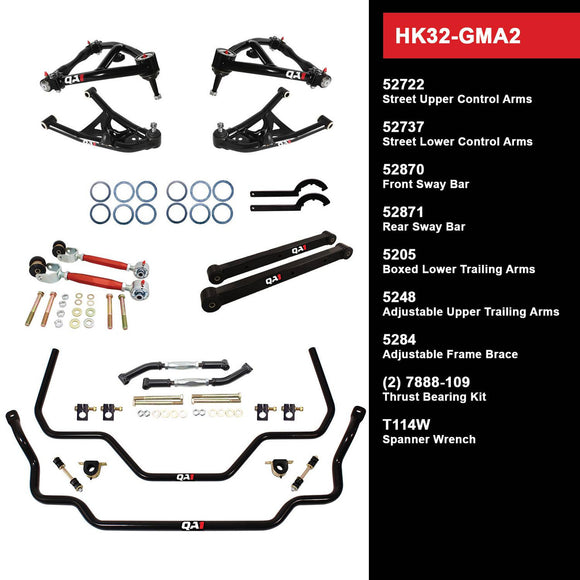HK32-GMA2 Level 2 Full Vehicle Handling Kit, 68-72 GM A-Body, W/O Shocks