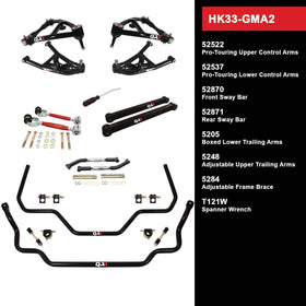 HK33-GMA2 Level 3 Full Vehicle Handling Kit, 68-72 GM A-Body, W/O Shocks