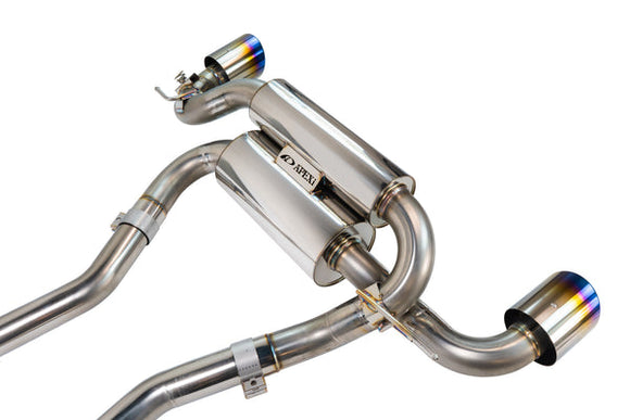 APEXi N1 Evolution-X Exhaust. Toyota Supra (A90) 20+. Resonated with Titanium Ti