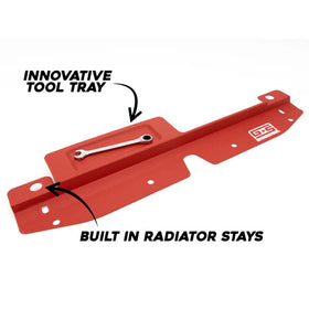 Grimmspeed Radiator Shroud Red For Subaru 08-14 Impreza/WRX/STI GrimmSpeed - 0