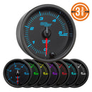 Black 7 Color 3-3/8" 5,000 RPM In-Dash Diesel Tachometer Gauge-1