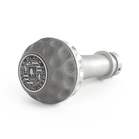 BFI GSB Heavy Weight Shift Knob - Graphite Gray Nappa Leather