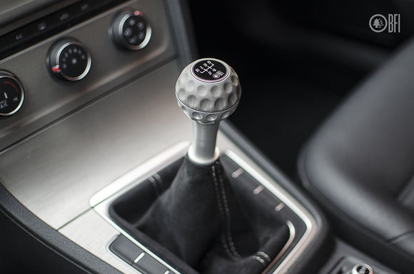 BFI GSB Heavy Weight Shift Knob - Graphite Gray Nappa Leather