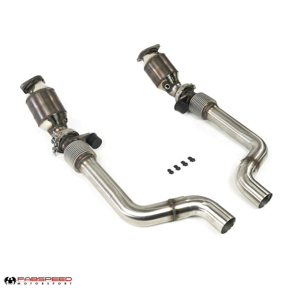 Fabspeed Shelby GT350 / GT350R RENNKRAFT™ Modular Sport Catalytic Converters (2016-2020)
