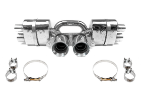 Fabspeed Porsche 997 GT3 / GT3 RS Center Mini Maxflo Performance Exhaust System (2006-2009)