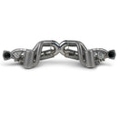 Fabspeed Porsche 718 GT4 RS Titanium Valvetronic X-Pipe Cat-Back Exhaust System (2022+)-3