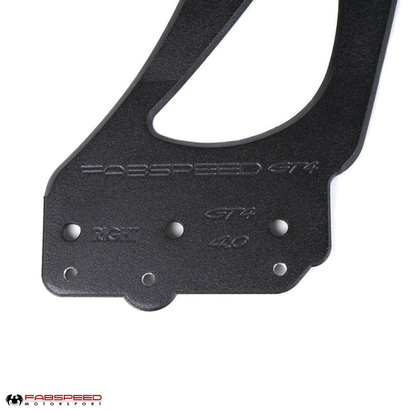 Fabspeed Porsche 981/718 Cayman GT4 Monoblock Wing Risers (2015+)