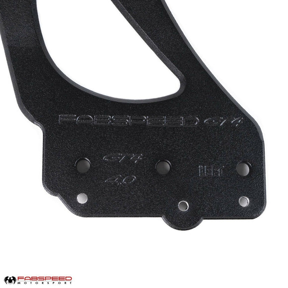 Fabspeed Porsche 981/718 Cayman GT4 Monoblock Wing Risers (2015+)