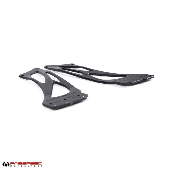 Fabspeed Porsche 981/718 Cayman GT4 Monoblock Wing Risers (2015+)