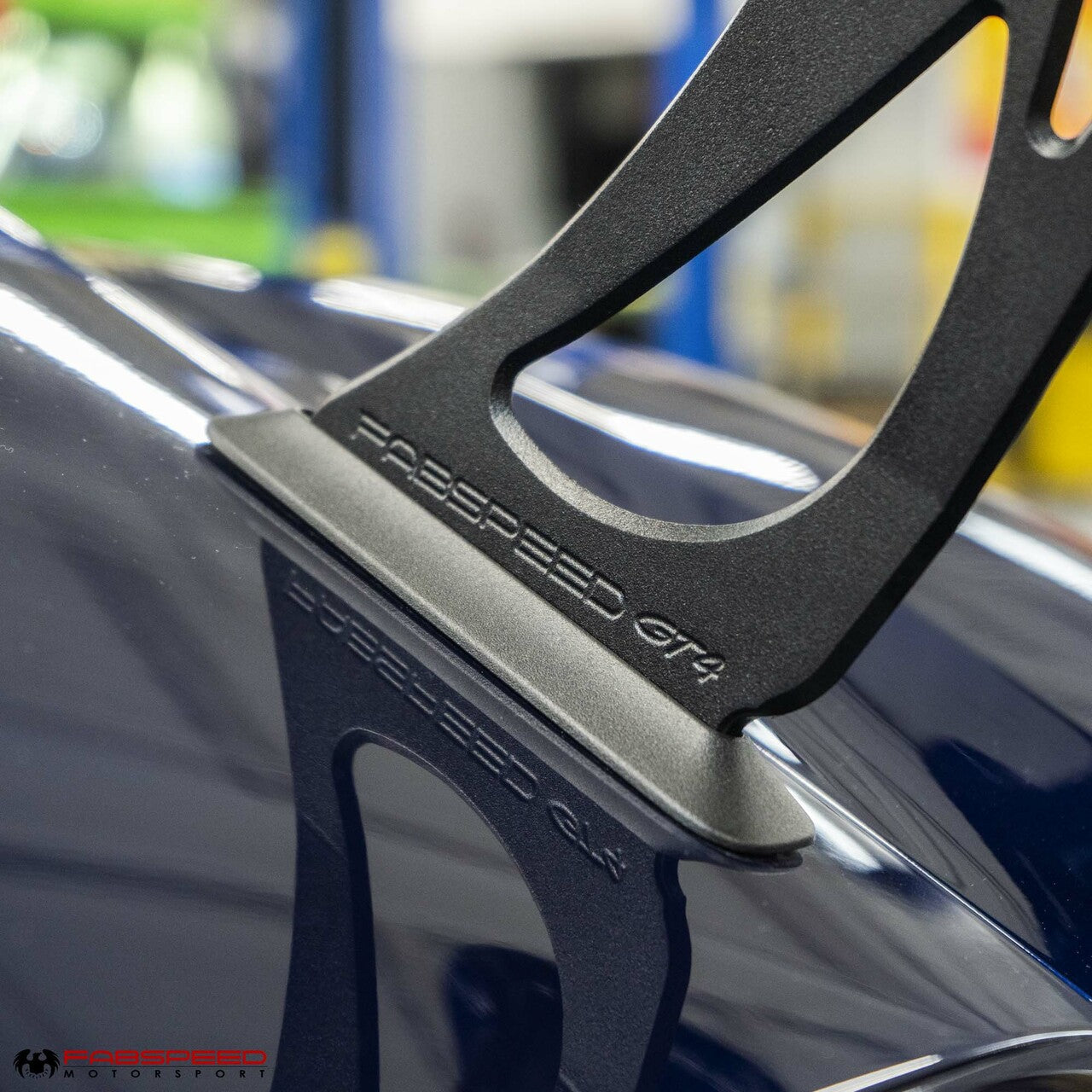 Fabspeed Porsche 981/718 Cayman GT4 Monoblock Wing Risers (2015+)