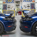 Fabspeed Porsche 981/718 Cayman GT4 Monoblock Wing Risers (2015+)-10