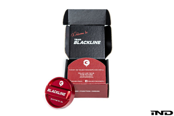 Goldenwrench Blackline Performance BMW M Car Series Oil Cap Cover - Edition Red