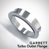 Ticon Industries Garrett GT28-GT40 Titanium V-Band Turbine Outlet Flange (Fire Ring Measures 77mm)