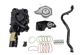 Audi Under Supercharger Service Kit - 3.0T B8 - GPS Aluminum Thermostat Assembly - 0