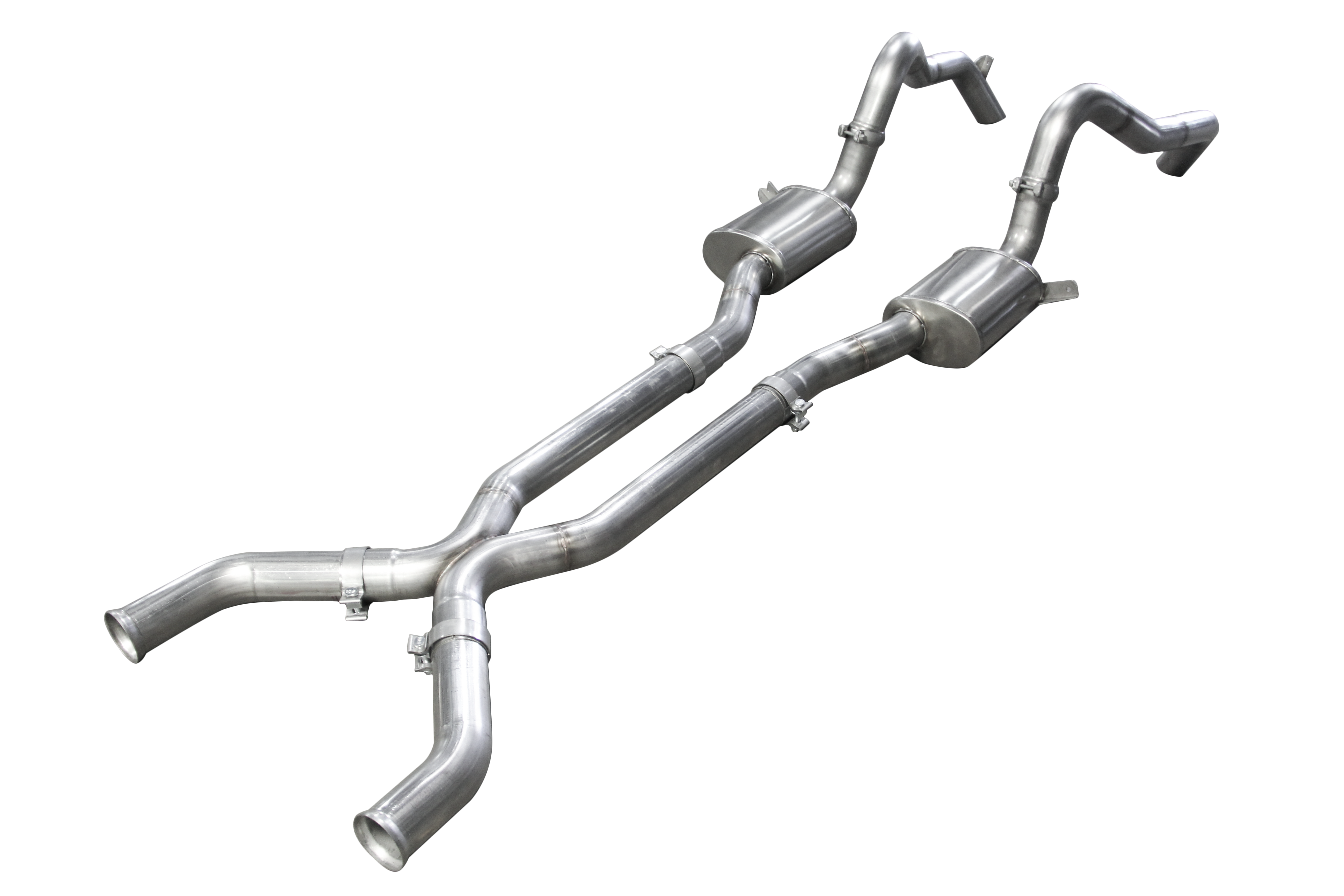 ARH GEN 1 CAMARO 1967 1969 HEADER BACK EXHAUST 3" ANGLE DOWN TIPS