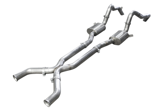 ARH GEN 1 CAMARO 1967 1969 HEADER BACK EXHAUST 2-1/2" ANGLE DOWN TIPS