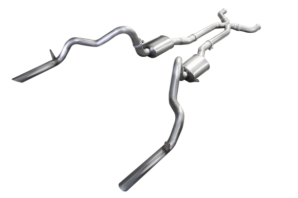ARH GEN 1 CAMARO 1967 1969 HEADER BACK EXHAUST 2-1/2" STRAIGHT TIP