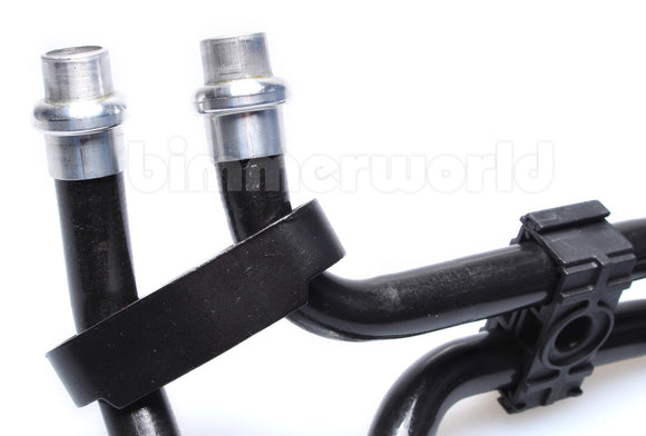 BMW Engine Oil Cooler Lines - Genuine BMW 17212227235