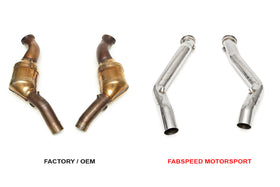 Fabspeed Maserati Ghibli Primary Cat Bypass Downpipes - 0