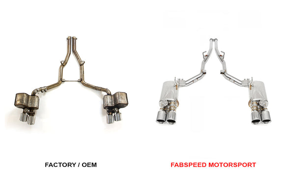 Fabspeed Maserati Ghibli Valvetronic Rear Mufflers