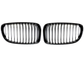 Gloss Black Front Grill Set - E82/E88 1-Series (2008-2013)
