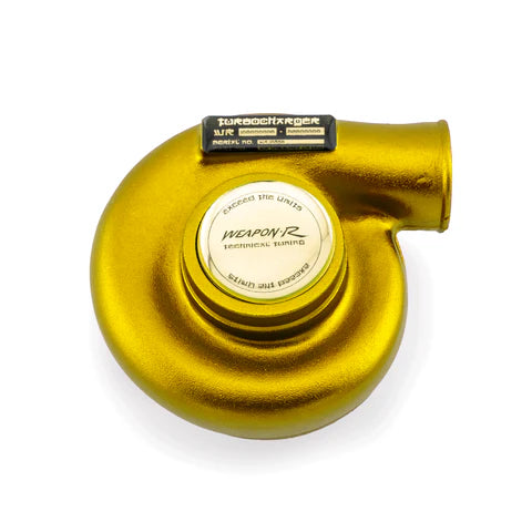Weapon R Acura/Honda Billet Aluminum Turbo look Oil Cap - Yellow/Gold