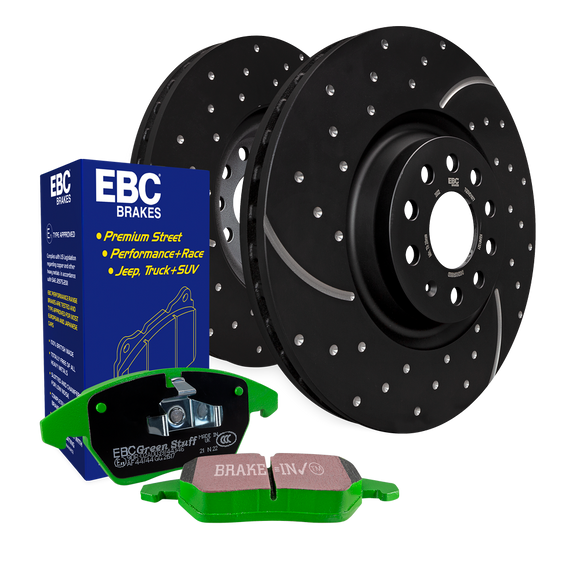 EBC S10 Kits Greenstuff Pads and GD Rotors