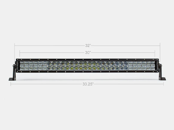 Cali Raised 32In Dual Row 5D Optic Osram Led Bar - Combo