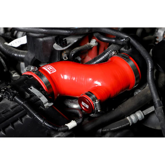 Grimmspeed Post MAF Hose Kit Red For Subaru 15-17 STI(w/ OEM Sound Generator Tube) - 0