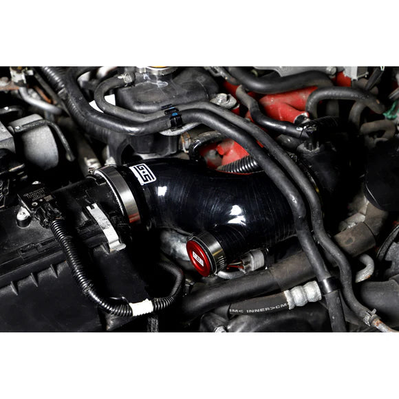 Grimmspeed Post MAF Hose Kit Black For Subaru 15-17 STI (w/ OEM Sound Generator) - 0