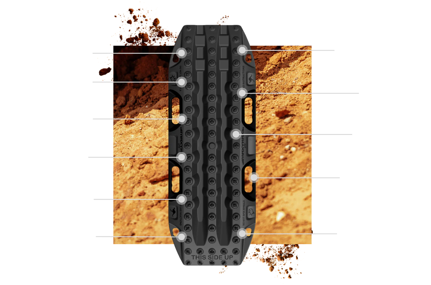 Maxtrax Lite Recovery Tracks - Black