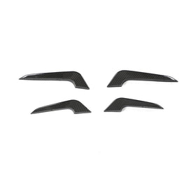 Dry Carbon Fiber Front Bumper Canards for 8Y Audi RS3 2022-2024