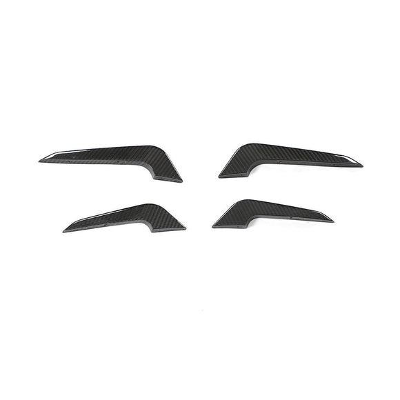 Dry Carbon Fiber Front Bumper Canards for 8Y Audi RS3 2022-2024