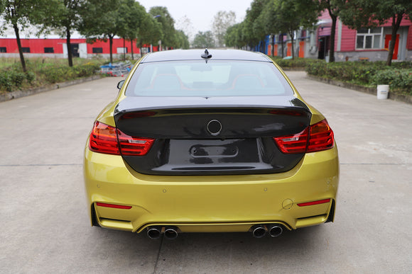 Dry Carbon Fiber Trunk With High Ducktail for BMW F82 M4 Coupe 2014-2020