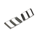 Dry Carbon Fiber Front Bumper Side Air Vent Covers for Audi R8 V10 Plus Coupe 2-Door 16-18-2