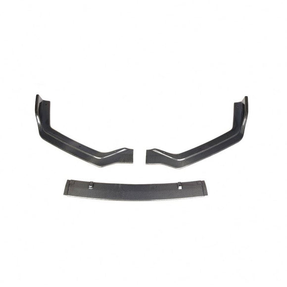 Carbon Fiber 3PC Front Lip V2 for Infiniti Q50 Sport 2018-2019