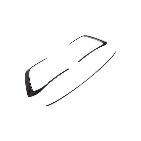 Dry Carbon Fiber Front Grill Trims for VW Golf MK8 GTI 21-23