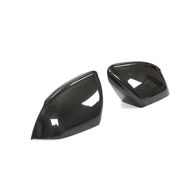 Dry Carbon Fiber Mirror Covers for Lamborghini Urus/Audi Q8 RSQ8 Without Assistant lane