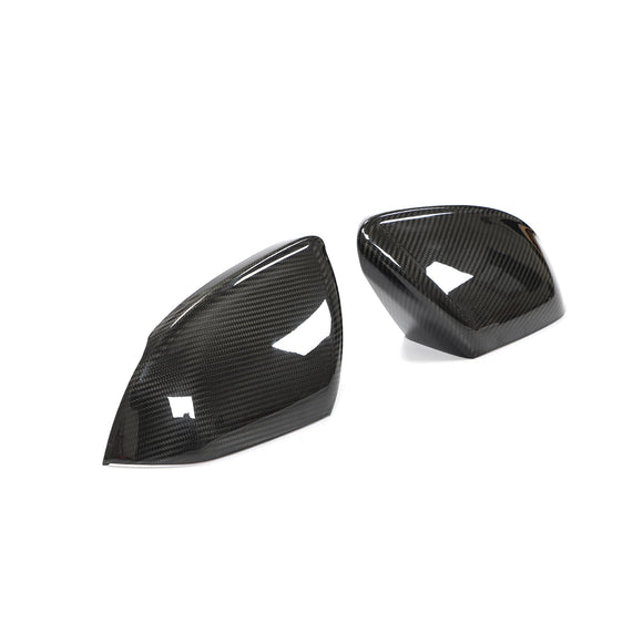 Dry Carbon Fiber Mirror Covers for Lamborghini Urus/Audi Q8 RSQ8 Without Assistant lane