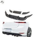 Carbon Fiber Rear Diffuser V2 for VW GOLF MK7 R 2014 - 2017-2