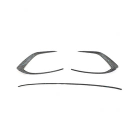 Dry Carbon Fiber Front Grill Trims for VW Golf MK8 GTI 21-23 - 0