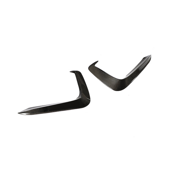 Carbon Fiber Front Bumper Canards for Audi B9 A5 SLine S5 2017-2019