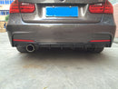 Carbon Fiber Rear Diffuser for BMW F30 M-TECH 2012-2017 (single Exhaust Pipe, Single Outlet)-4