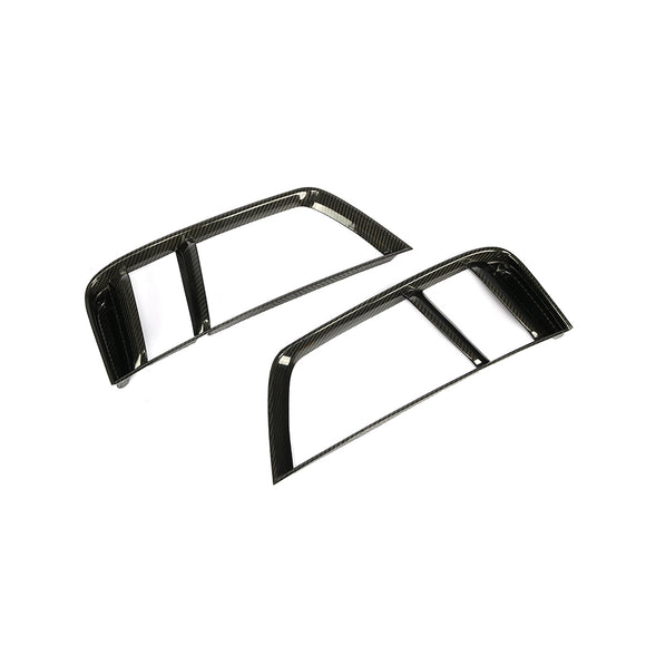 Dry Carbon Fiber Rear Bumper Vent Covers for Audi R8 2016-2018 Base Coupe 2-Door