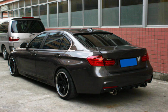 Carbon Fiber Rear Roof Spoiler For BMW 3 Series 320i 328i 330i 335i Sedan 2012-2018