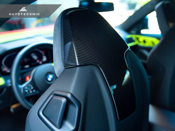 Autotecknic Dry Carbon Seat Back Cover - BMW | G80 M3 | G82 M4