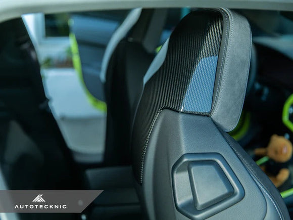 Autotecknic Dry Carbon Seat Back Cover - BMW | G80 M3 | G82 M4