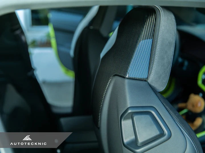 Autotecknic Dry Carbon Seat Back Cover - BMW | G80 M3 | G82 M4