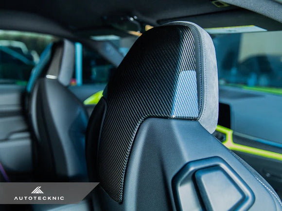 Autotecknic Dry Carbon Seat Back Cover - BMW | G80 M3 | G82 M4