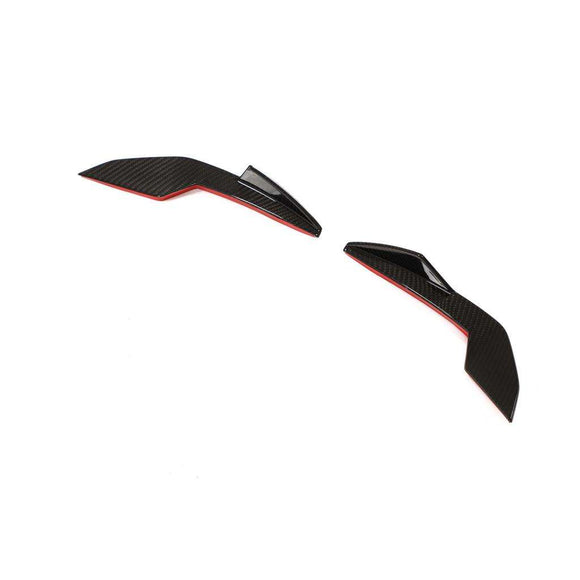 Dry Carbon Fiber Front Bumper Canards for G80 M3 G82 M4 2D 4D 2021-2022
